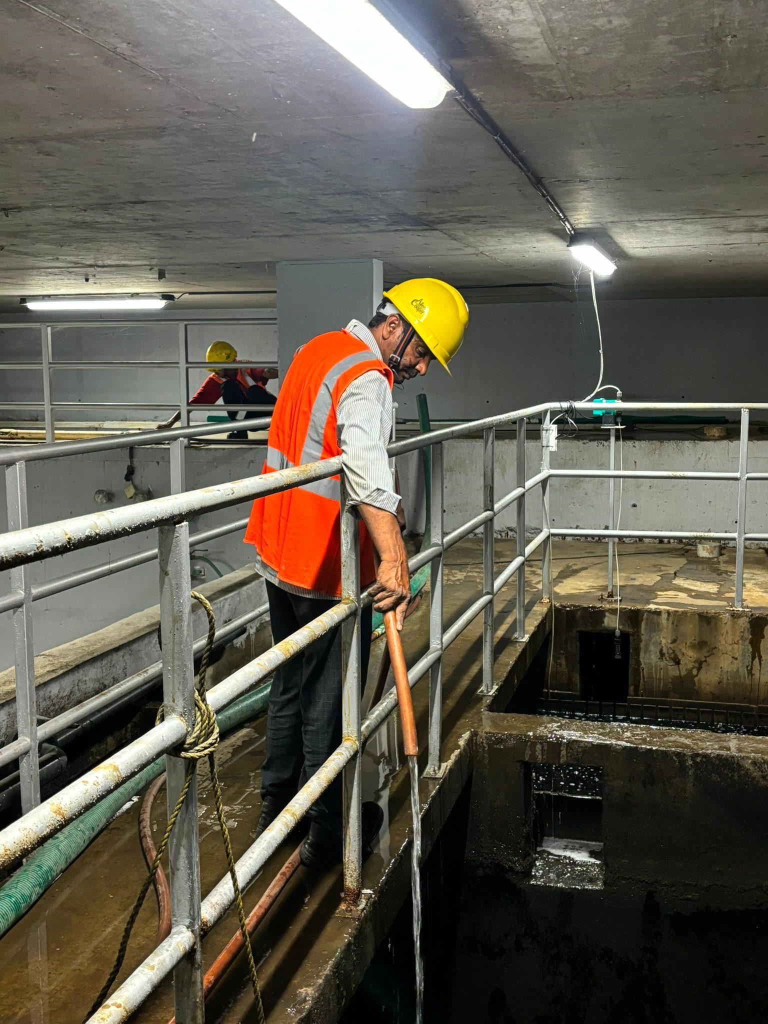 STP/WTP plant cleaning