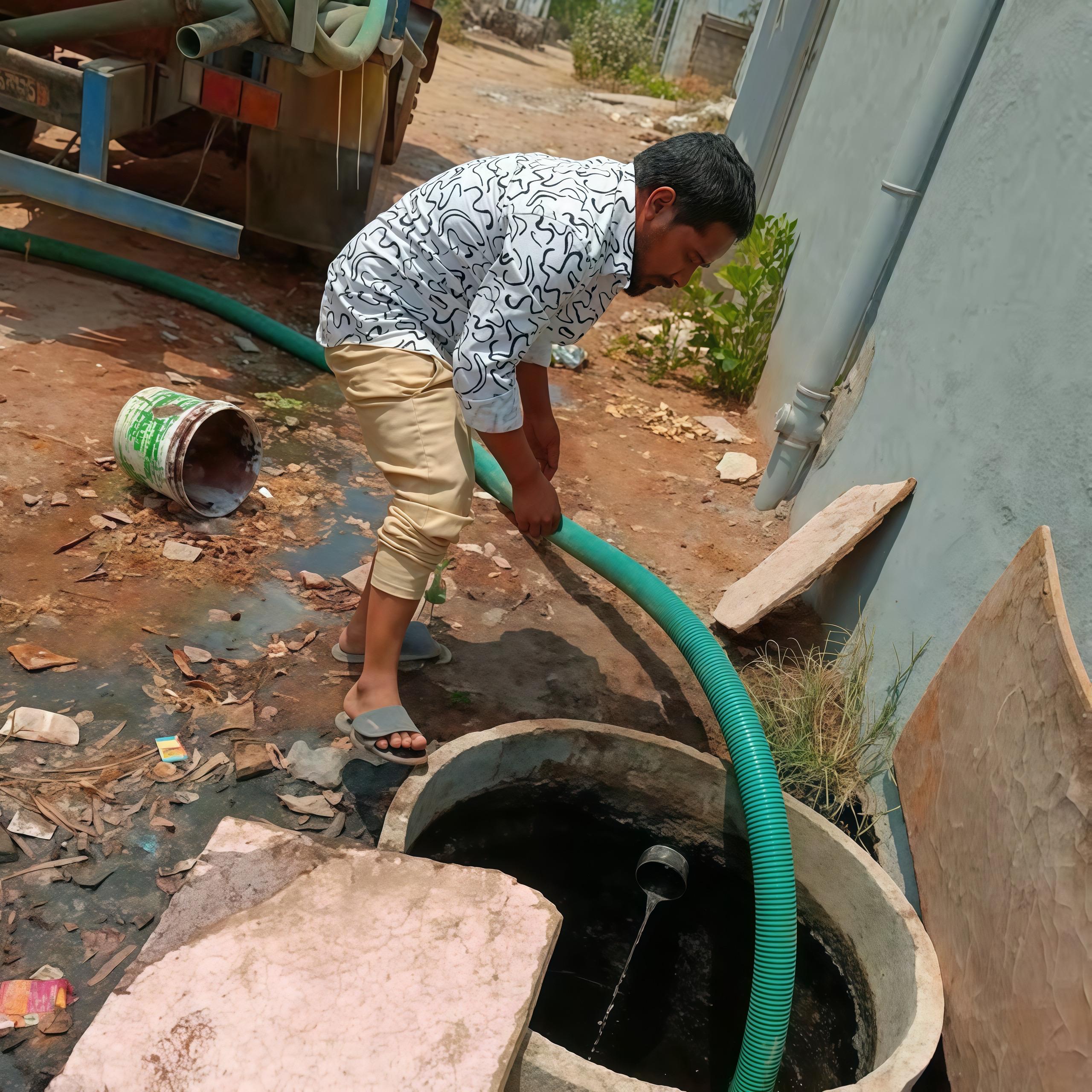 Septic tank cleaning service